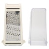 Box Grater, Cheese Grater Double Sided Removable Container Food Grater
