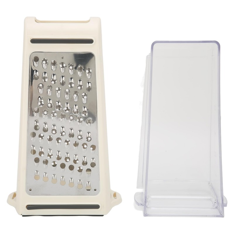 Box Grater, Cheese Grater Double Sided Removable Container Food Grater