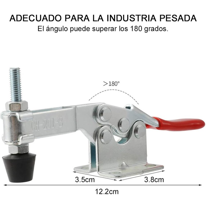 Abrazadera de Palanca de 220 Libras Abrazaderas para Carpintero, para