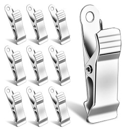 16 Pcs Metal Mini Clamps Mini Spring Clamp Crocodile Alligator Clips Alligator Clamps 1/2 Inch Mini Alligator Clips for Work, Clothes, Photos, Curtains，Smooth jaw， 5/16 inch Capacity