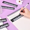 BAYTORY 5 Pcs Plastic Ruler 15cm, Small Rulers, Acrylic Bulk