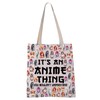 VAMSII Anime Girl Tote Bag Amine Inspired Gift Anime Cosplay