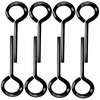Auvotuis 7/32 inch Standard Hex Dogging Key, 8 Pcs Black