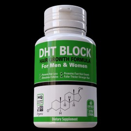 Pure Advanced Fast Hair Growth Treatment Formula for Men Women DHT BLOCKER Supplement - 1 Bottle (60 Capsules)