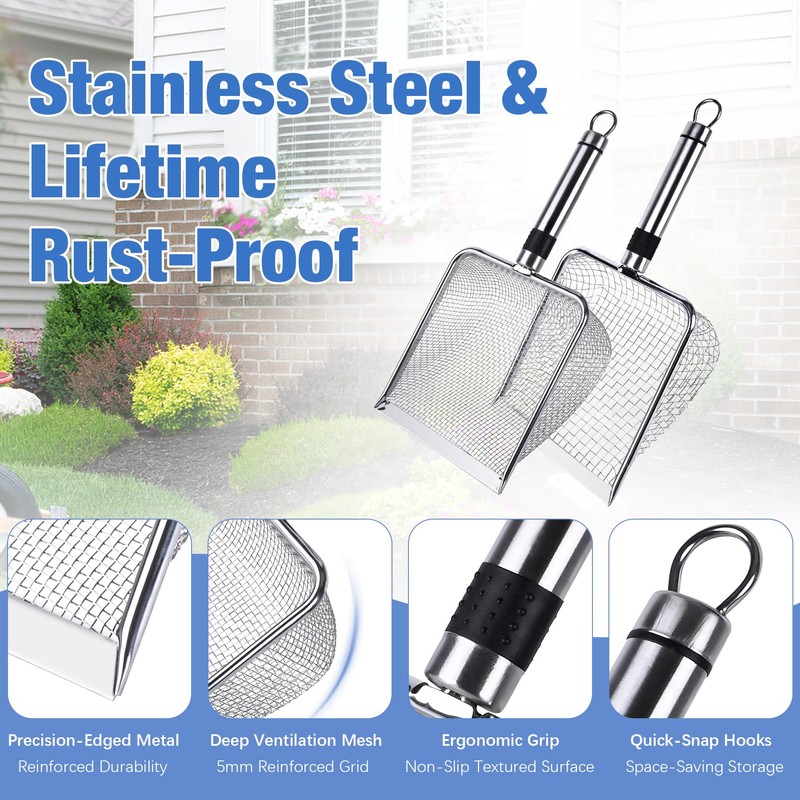 Gardening Soil Sifter (1 Set, 2.8mm)