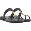 Vince Camuto Women's Lexie Flat Sandal, Black, 11