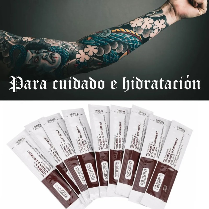 Fougera Crema Vitamina A + D Tatuaje Microblading 100 Pzs