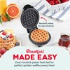 DASH Mini Waffle Maker - 4” Waffle Mold, Nonstick Waffle