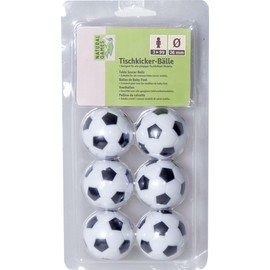 VEDES Großhandel GmbH - Ware NG Replacement Footballs for Football Pack of 6, Diameter 36 mm, Multi-Coloured