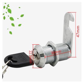 Cabinet Lock, 4 Pack Cabinet Locks with Keys Zinc Alloy, 30mm Cabinet Lock with Keys, Cam Locks for File Cabinet, RV Door, Drawer, Mailbox