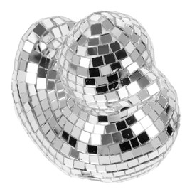 Zerodeko Desktop Disco Ball Mini Disco Ball Ornaments Disco Ball Decor Mirror Disco Ball Disco Party Balls Disco Ball Table Decor Disco Ball Party Decor Desktop Decor Ball Glass