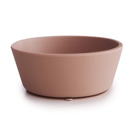 mushie Silicone Suction Bowl | BPA-Free Non-Slip Design (Soft Lilac)