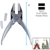 The Beadsmith Parallel Pliers – Double Nylon Flat Nose Jaws
