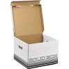 Esselte Leitz Archiv Container M with Hinged Lid Corrugated Cardboard