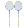 2Pcs Badminton Racket Yellow Light Frame Large Sweet Spot Anti