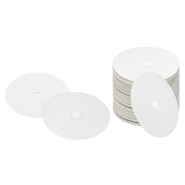 PATIKIL 60mm/2.36" Aluminum Foil Vent Induction Seal Liners, 50 Pack Resistant Tamper Induction Heat Sealer Sealing Liners Cap Liner for PE Plastic Bottle Jar Lid