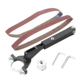 VISLONE Precision File Sander,Angle Grinder to Belt Sander Converter Kit, Woodworking Sanding Conversion Kit for 100/125 Angle Grinders, Sanding Belt Attachment for Polishing