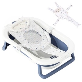 Red de soporte para asiento de baño para bebé, almohadilla de cojín de baño para bebé, transpirable, alfombrilla de malla para tina y ducha, almohadilla de ducha ajustable, portátil, antideslizante, correa de baño de 0 a 18 meses, estrellas (sin tina)