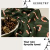 GEOMETRY Christmas Kitchen Towels - Quick Dry Microfiber Cloth Dish