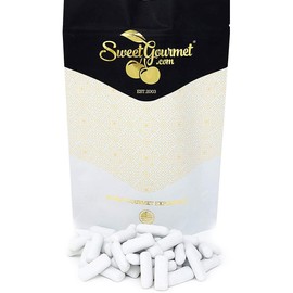 Chalk Licorice Mint Candy | Peppermint Coat Black Licorice Candy Bulk | 1 Pound