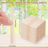 3000pcs 4.5" Wooden Craft Sticks, Popsicle Sticks for Waxing, Ice
