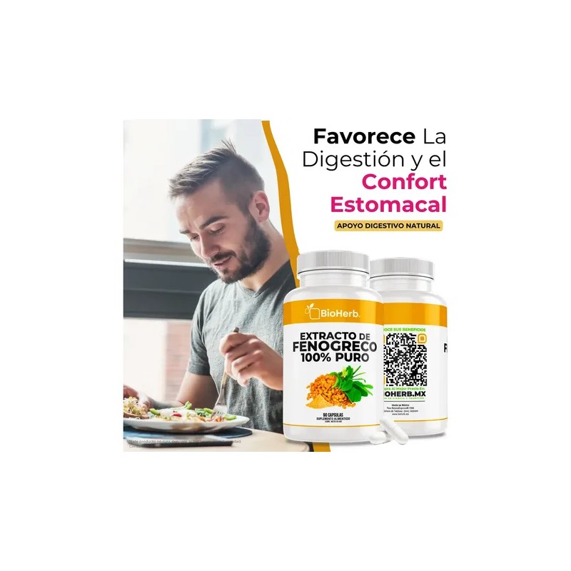 Fenogreco Extracto 100% Puro - Energía, Hormonas Y Vitalidad