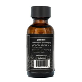 Live Bearded Beard Oil, 1 fl oz - Premium All-Natural Jojoba - Made in the USA - Hair and Skin Care for Men with Dry, Flaky Patches | 1880 Scent - Bourbon, Bitters, Citrus
