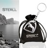 Sterll Solid Oxidised 925 Sterling Silver Key Pendant Horse Stirrups,,