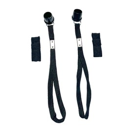 SkyMed Walking Cane Wrist Straps, 6” Length, 2 count, Black, Come with 7/8” plug, Elastic Connecter. fits Offset Canes, Folding Canes, Derby Canes, HurryCanes