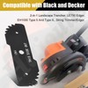 Haiouus 7-1/2" EB-007 Edge Hog Heavy-Duty Edger Replacement Blades, Compatible