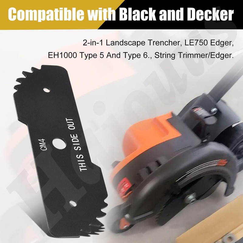 Haiouus 7-1/2" EB-007 Edge Hog Heavy-Duty Edger Replacement Blades, Compatible