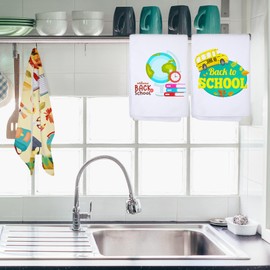 Patelai Sublimation Blank Towels, DIY Microfiber Kitchen Towels, Modern Multi Purpose Dish Towels for Kitchen Cleaning, 16 x 24 Inch (16)