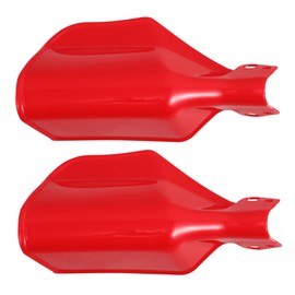 BUGUUYO 2pcs Durable Motorcycle Handguards Wind and Dust Protection Stylish Plastic Design for Effortless Installation for Outdoor Riding