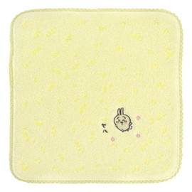 Chiikawa Handkerchief Women's Towel Handkerchief Grass 27108001, yellow