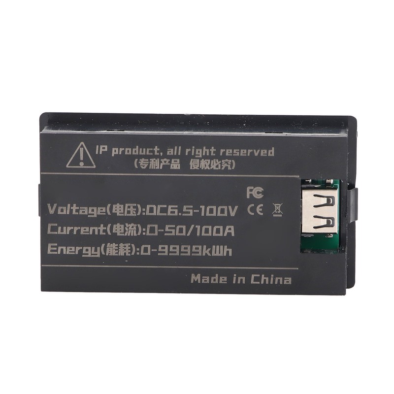 Battery Monitor Meter DC Digital Voltmeter Ammeter Power Meter for