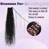 FANWYFYU Boho Faux Locs Crochet Hair 8 Packs Goddess Locs