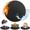 Gugxiom 48" Fire Pit Mat for Bonfire, Round Under Grill