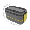 Lunch Box Double Layer Microwave Safe Leakage Proof Stainless Steel