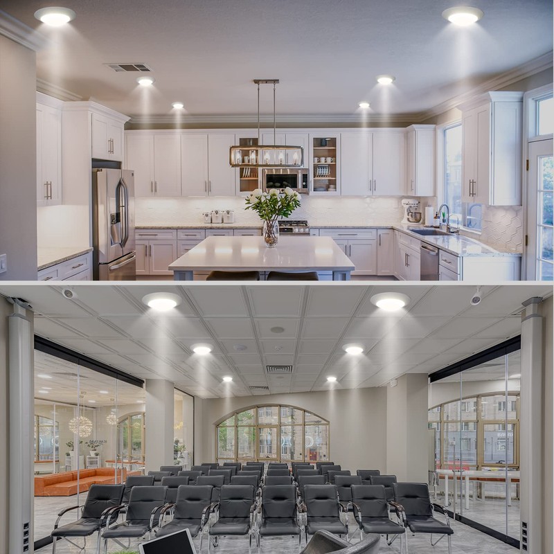 GREENLUX 7.5" Flush Mount Led Disk Light,2700/3000/3500/4000/5000K Adjustable Surface Mount