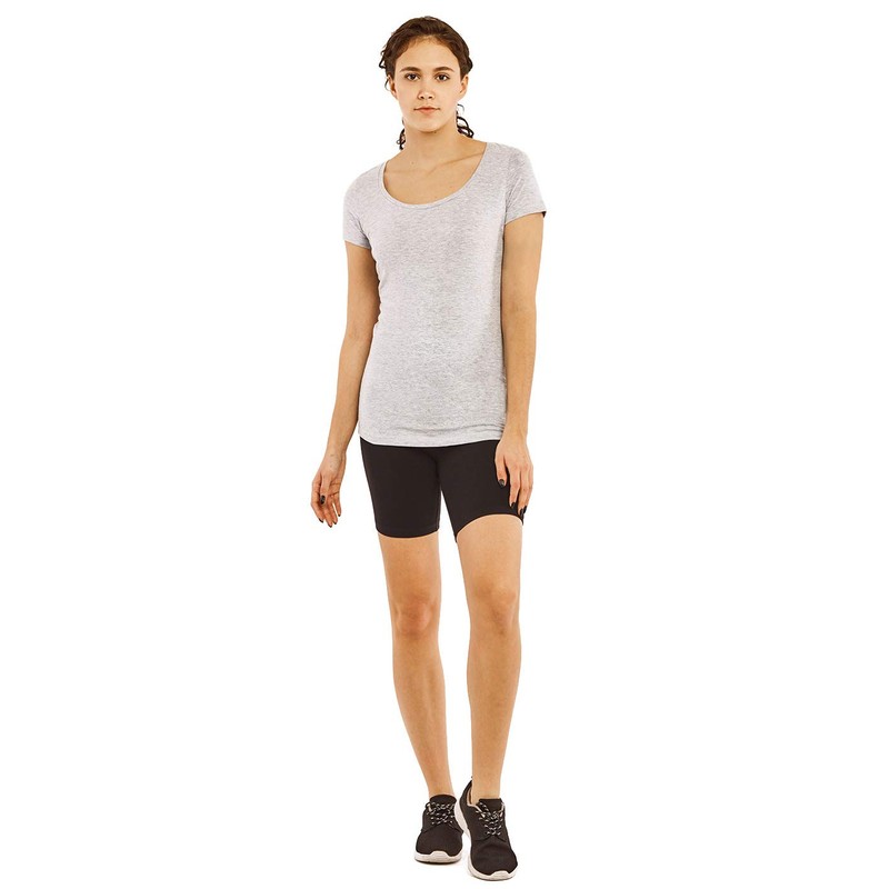 Women's Mid Thigh 15" Short Cotton Leggings - 3 in