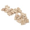 Domino Tenon Set, 50Pcs Domino Tenon Beech Wood 8x40mm Loose