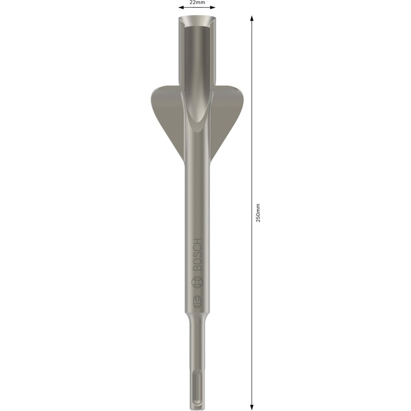 Bosch 1x PRO SDS plus Winged Gouging Chisel (for Concrete,