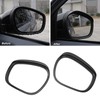 2Pcs Rearview Mirror Rain Eyebrow Frame Door Mirror Frame Trim