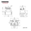 Sinoking 12V 500A Winch Solenoid Relay,Winch Contactor for 8000lbs-15000lbs 4WD