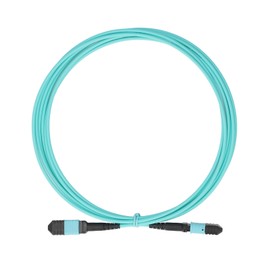 Multi Mode Fiber Cable 8 Core 10GB MPO to MPO OM3 Optic Fiber Patch Line for Home Use