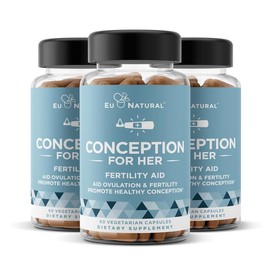 Eu Natural Conception for Her – Fertility Supplements for Women | Supports Ovulation, Hormonal Balance, Regular Cycles & Prenatal Health