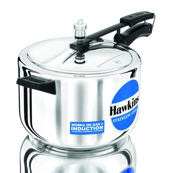 Hawkins Pressure Cooker, 8 L, Silver