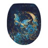 Flashideas Blue Butterfly Toilet Seat Covers for Bathroom Easy to