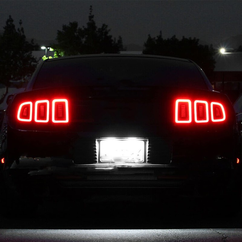 NP 2PCS Bright White LED Number Plate Light for F-Ord