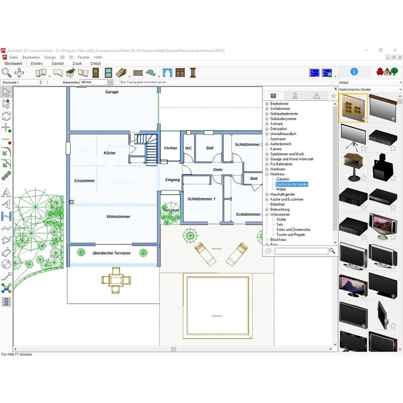 Architekt 3D X8 Innenarchitekt